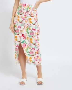 Floral Print Skirt