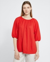 Dunnes Stores  Carolyn Donnelly The Edit Gathered Sleeve Top