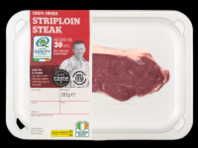 Lidl  30 Day Matured Irish Striploin Steak