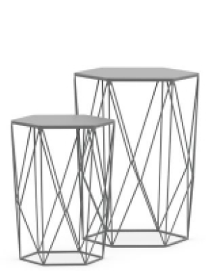 Marks and Spencer Loft Wire Nest of Tables