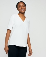 Dunnes Stores  Short-Sleeved Woven Front Top