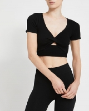 Cut Out Short-Sleeved Top