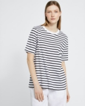 Dunnes Stores  Carolyn Donnelly The Edit Stripe Cotton T-Shirt