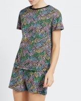 Dunnes Stores  T-Shirt And Short Pyjamas Set