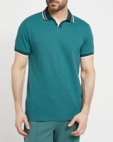 Dunnes Stores  Smart Textured Notch Neck Polo