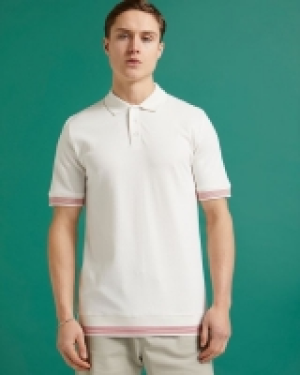 Dunnes Stores  Paul Galvin Pure Cotton Textured Polo Shirt