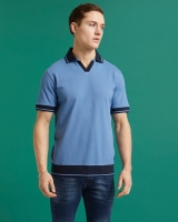 Dunnes Stores  Paul Galvin Textured Polo Shirt
