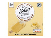 Lidl  6 White Chocolate Vanilla Ice Cream