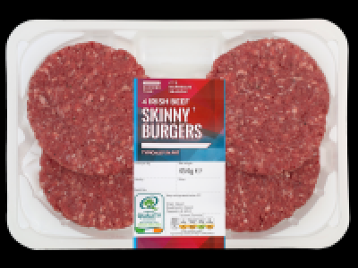 4 Irish Skinny Burgers 2.99 €