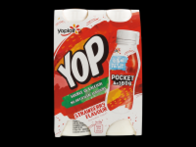 Yop Strawberry Drinking Yogurts