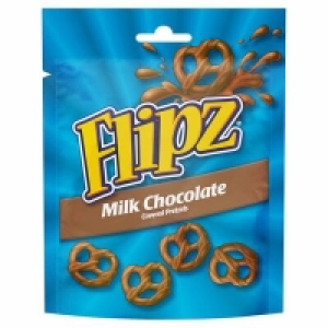 Centra  FLIPZ MILK CHOCOALTE PRETZELS 100G