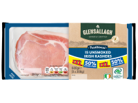 Lidl  XXL Unsmoked Rindless Back Bacon