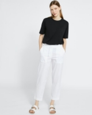 Dunnes Stores  Carolyn Donnelly The Edit White Cotton Trouser