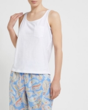 Dunnes Stores  Jersey Vest Pyjama Top