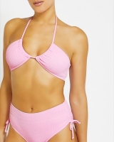 Dunnes Stores  Crinkle Halter Bikini Top