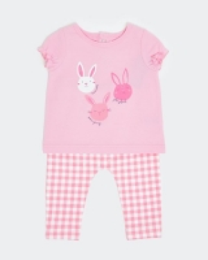 Dunnes Stores  Two-Piece Check Set (Newborn-12 months)