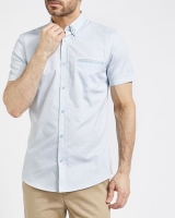 Dunnes Stores  Pure Cotton Slim Fit Double Collar Shirt