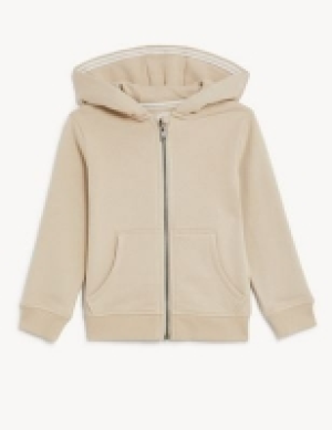 M&s Collection Cotton Rich Zip Hoodie (2-8 Yrs)