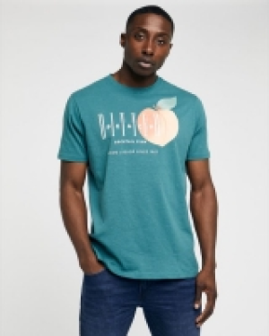 Dunnes Stores  Printed Crew Neck T-Shirt