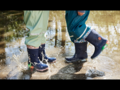 Kids Light-Up Wellington Boots