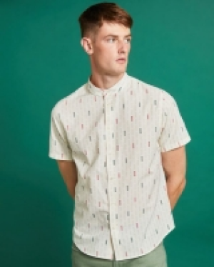 Paul Galvin Short Sleeve Grandad Shirt
