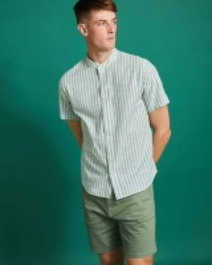 Dunnes Stores  Paul Galvin Short Sleeve Slub Shirt