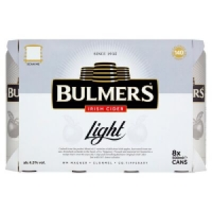 Centra  BULMERS LIGHT IRISH CIDER CAN PACK 8 X 500ML