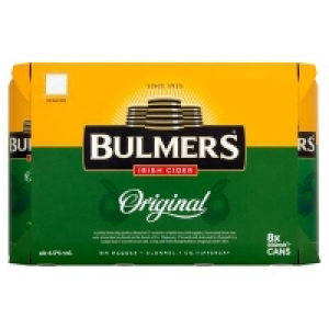 BULMERS IRISH CIDER CAN PACK 8 X 500ML