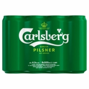 CARLSBERG DANISH PILSNER CAN PACK 8 X 500ML