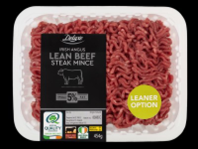 Lidl  Irish Angus Lean Beef Steak Mince 5% Fat