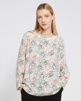 Dunnes Stores  Carolyn Donnelly The Edit Abstract Floral Print Top