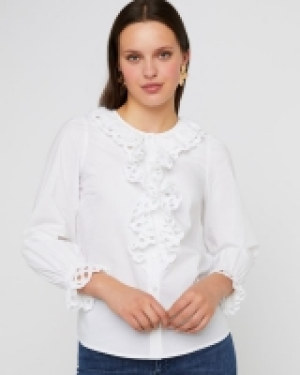 Dunnes Stores  Savida Rosa Ruffle Blouse