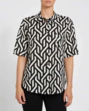 Dunnes Stores  Mono Geo Shirt