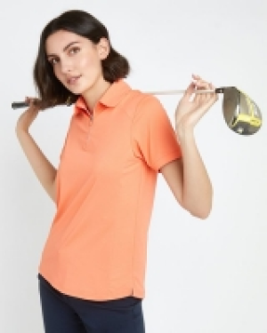 Dunnes Stores  Pádraig Harrington Orange Jacquard Polo