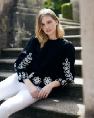 Dunnes Stores  Savida Edie Embroidered Blouse