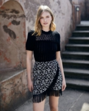 Savida Edie Fringed Skirt