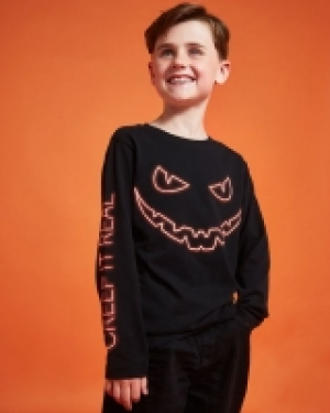 Halloween Long-Sleeved Top (4-14 Years)
