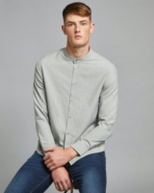 Paul Galvin Solid Grandad Shirt