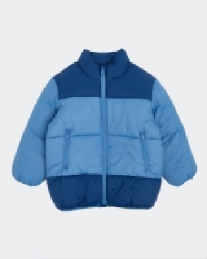 Colour Block Padded Jacket (3-14 Years)