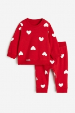 2-piece patterned jersey set