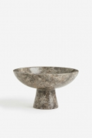Marble pedestal bowl