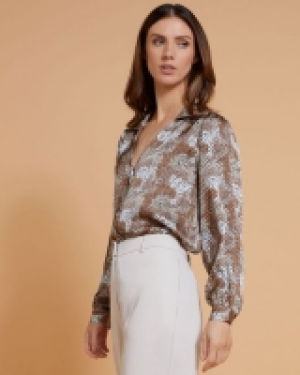 Paul Costelloe Living Studio Reptile Print Blouse