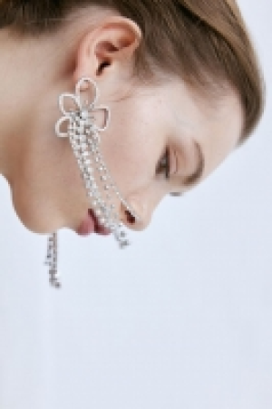 Rhinestone earrings