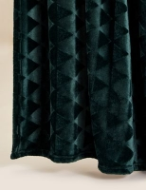 Marks and Spencer M&s Collection Fleece Geometric Patterned Throw