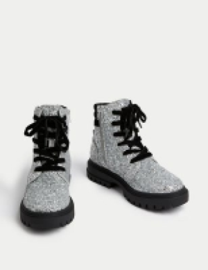 M&s Collection Kids Glitter Snow Boots (13 Small - 6 Large)