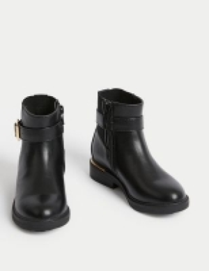 Marks and Spencer M&s Collection Kids Fashion Freshfeet Ankle Boots (4 Small - 13 Small)