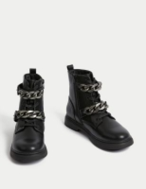 M&s Collection Kids Freshfeet Ankle Boots (13 Small - 6 Large)
