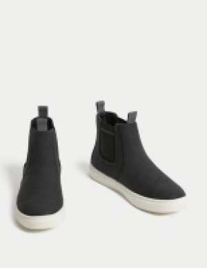 Marks and Spencer M&s Collection Kids Freshfeet Chelsea Boots (1 Large - 7 Large)