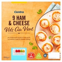 Centra  Centra Ham & Cheese Vols Au Vent 252g