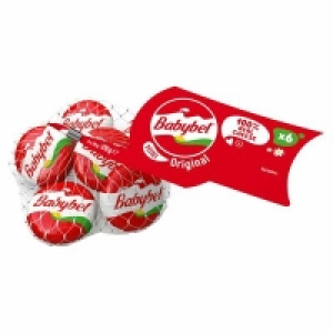 Mini Babybel Original 6 Pack 120g 2.50 €
